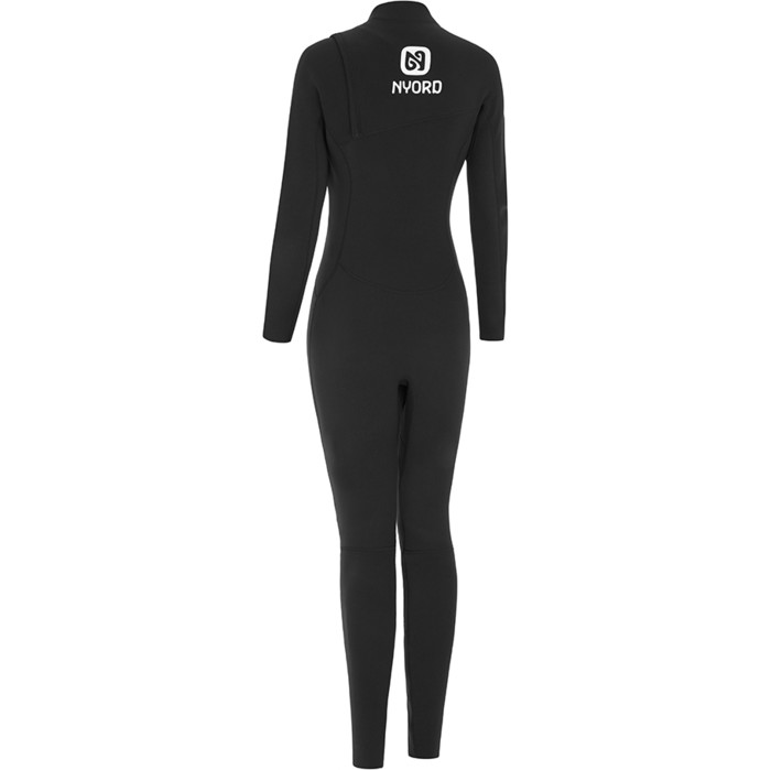 2025 Nyord Womens Tempus 3/2mm Chest Zip Wetsuit N04BA00018 - Black